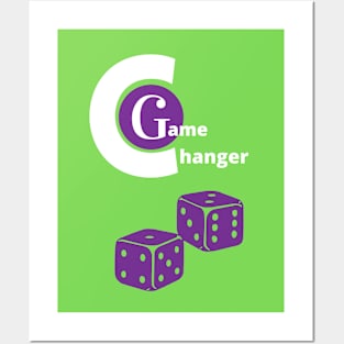 Game changer design Posters and Art